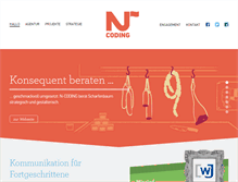 Tablet Screenshot of n-coding.com